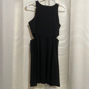 Belongsci black dress, cut outs on the side, new with tags